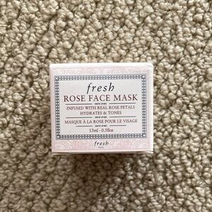 Fresh Cosmetics Rose Face Mask Travel Size 0.5 fl oz Hydrating NIB